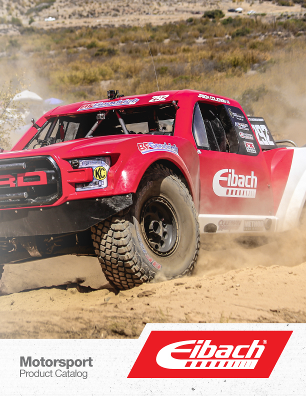 Eibach Motorsports Catalog Cover