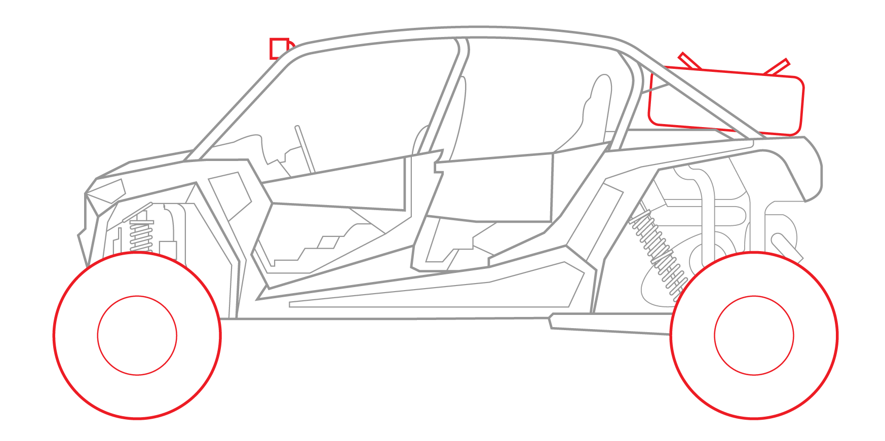 UTV Stage 2 Spring System drawing