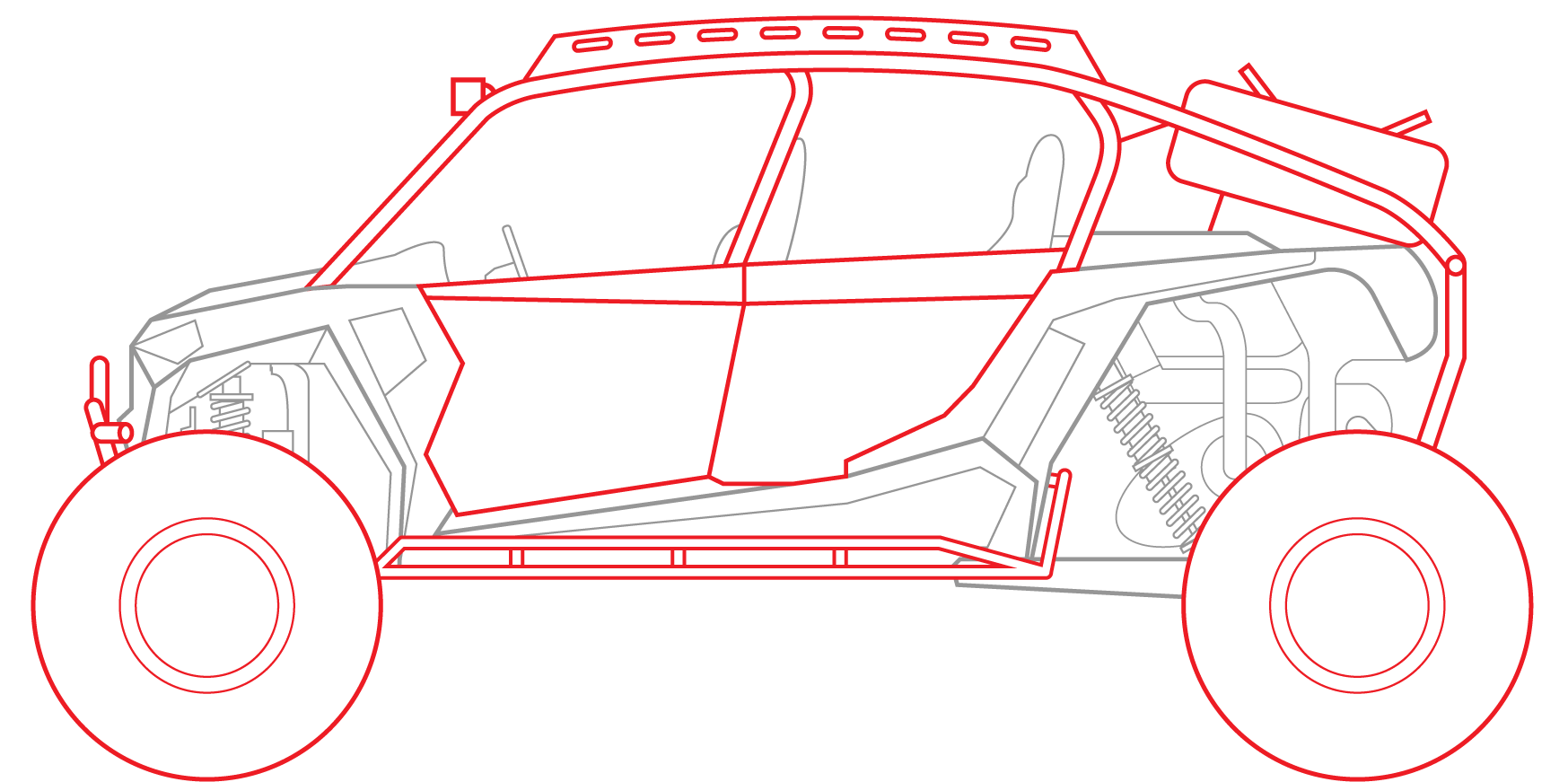 UTV Stage 4 Spring System drawing